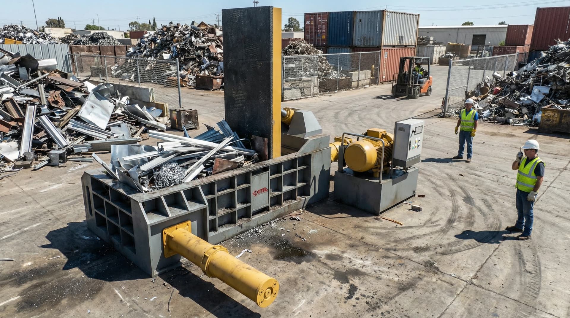 Пресс для металлолома