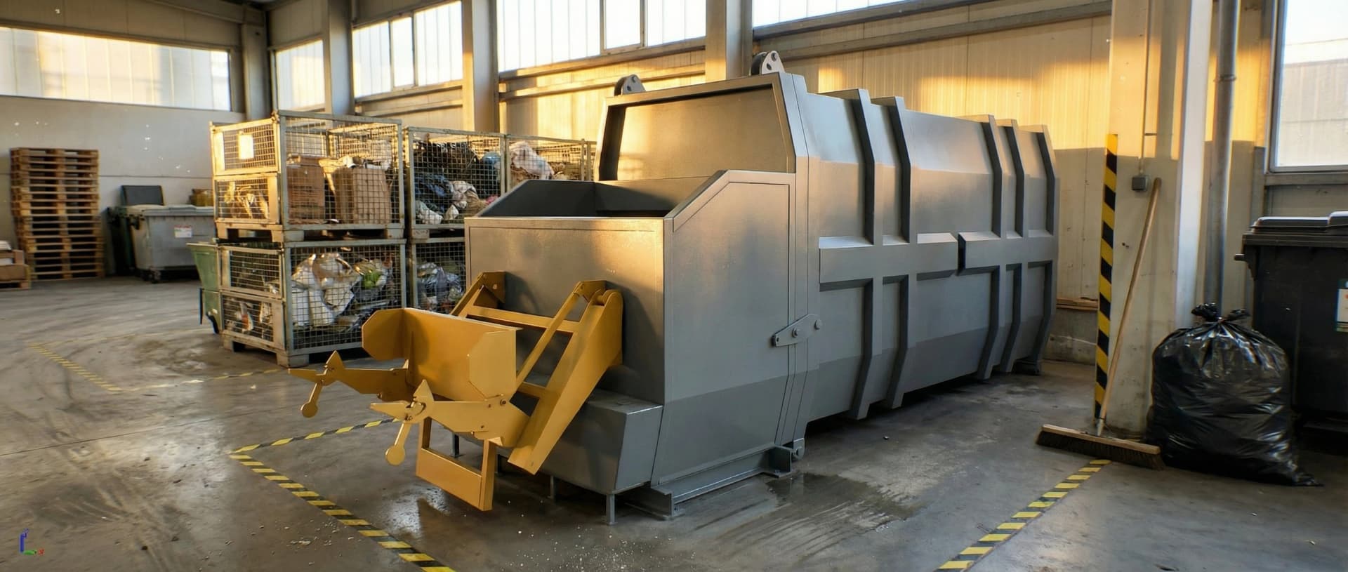 KPM-27 Kompaktör Pres Makinesi